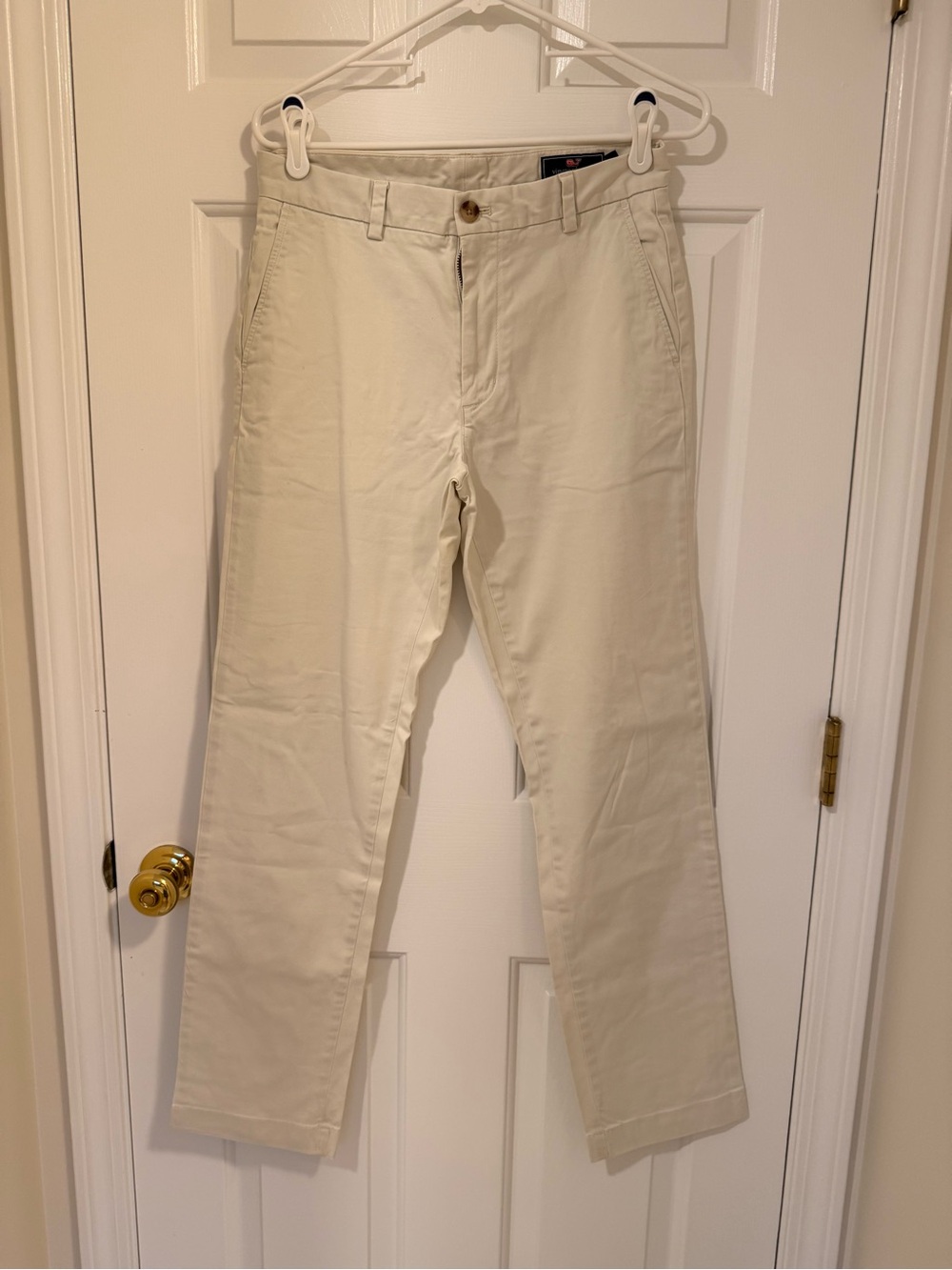 Vineyard Vines Cream Straight-Leg Chinos
